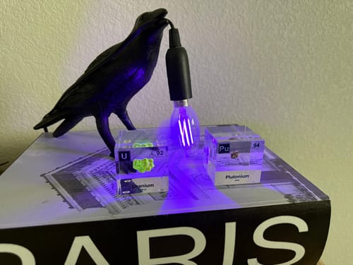 Customer photo review of Plutonium Element Cube (Trinitite Sample)