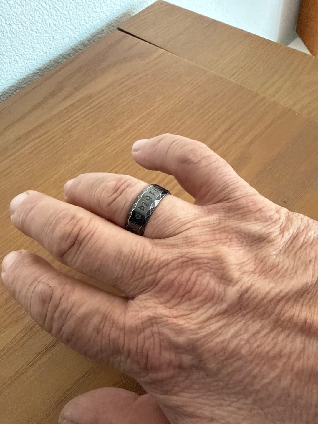 Customer photo review of Rune Ring