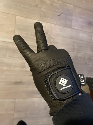 Customer photo review of Lefty Men's Golf Glove - Premium Cabretta Leather