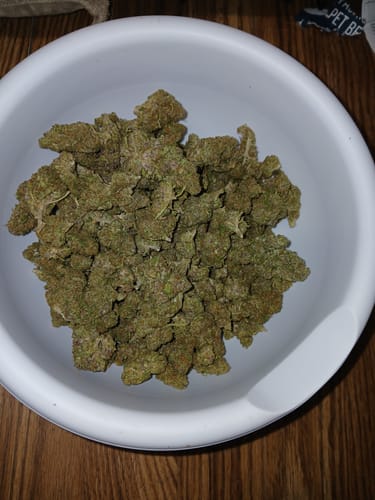 Customer photo review of Cheap THCA Flower Quarter Pound