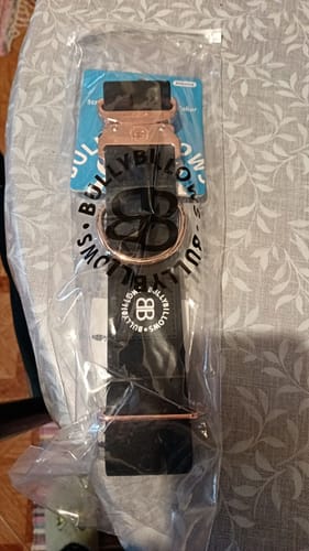 Customer photo review of 5cm Combat Billowthane® Collar | Waterproof - Rose Gold