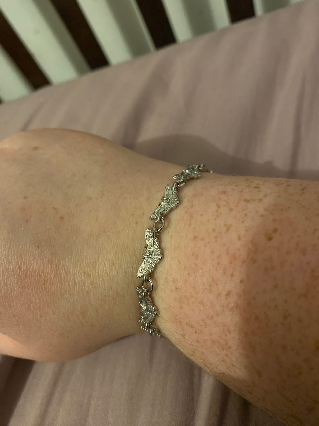 Customer photo review of MOTH BRACELET