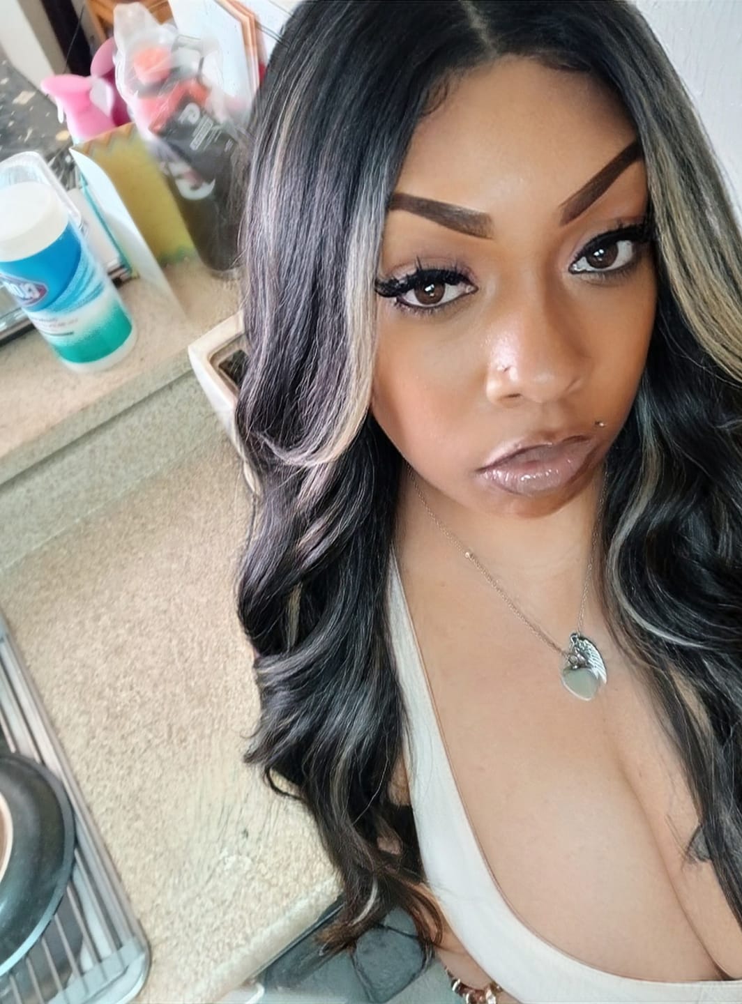 Customer photo review of Sensationnel Butta Lace HD 5" Deep Parting Lace Wig - BUTTA UNIT 34