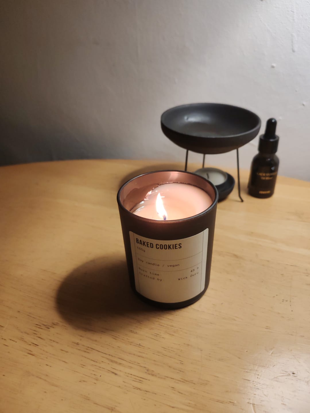 Customer photo review of Baked Cookies Candle | Butter + Vanilla + Sugar