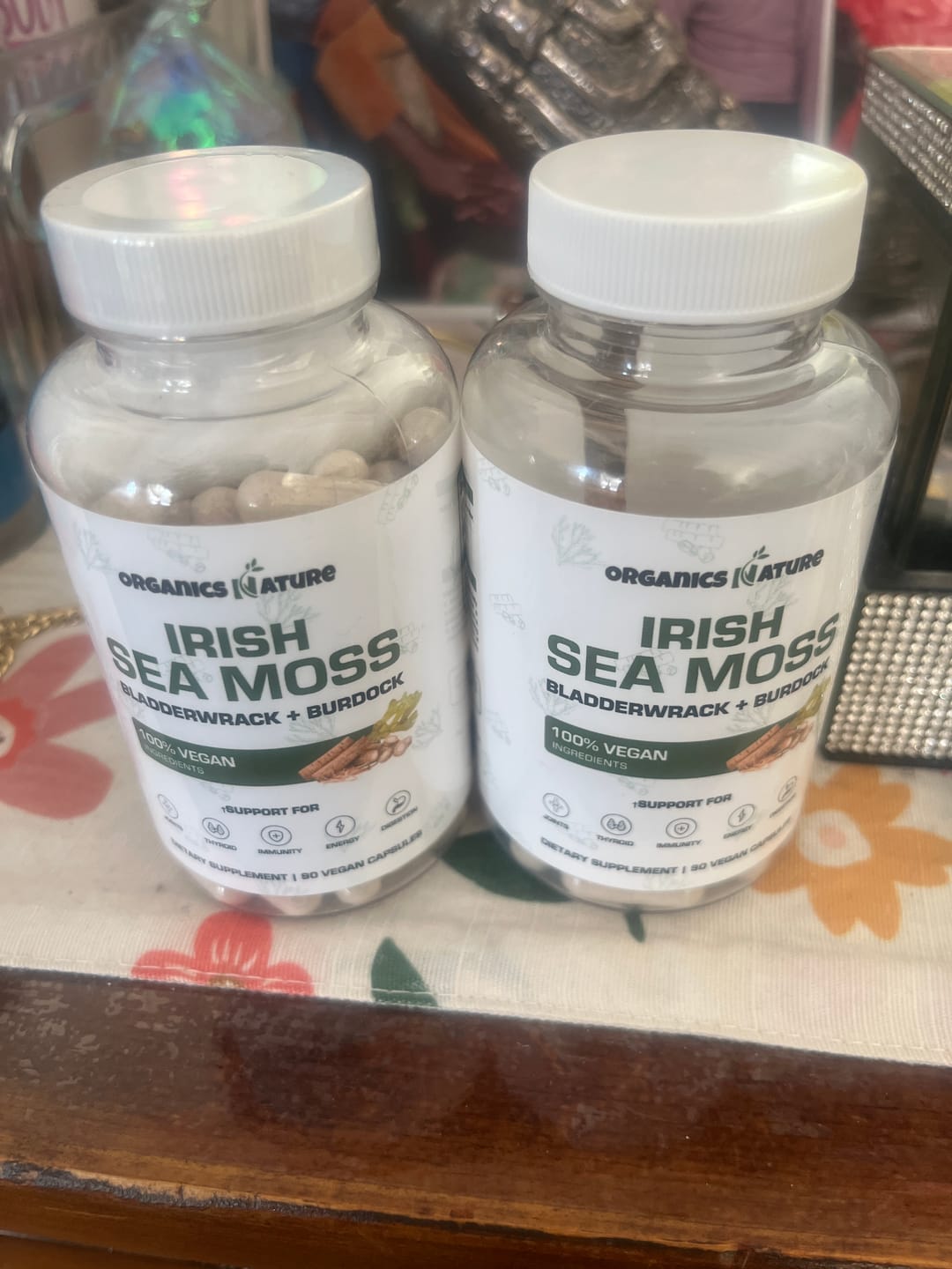 Customer photo review of Organic Irish Sea Moss With Bladderwrack and Burdock Root - 45 Servings