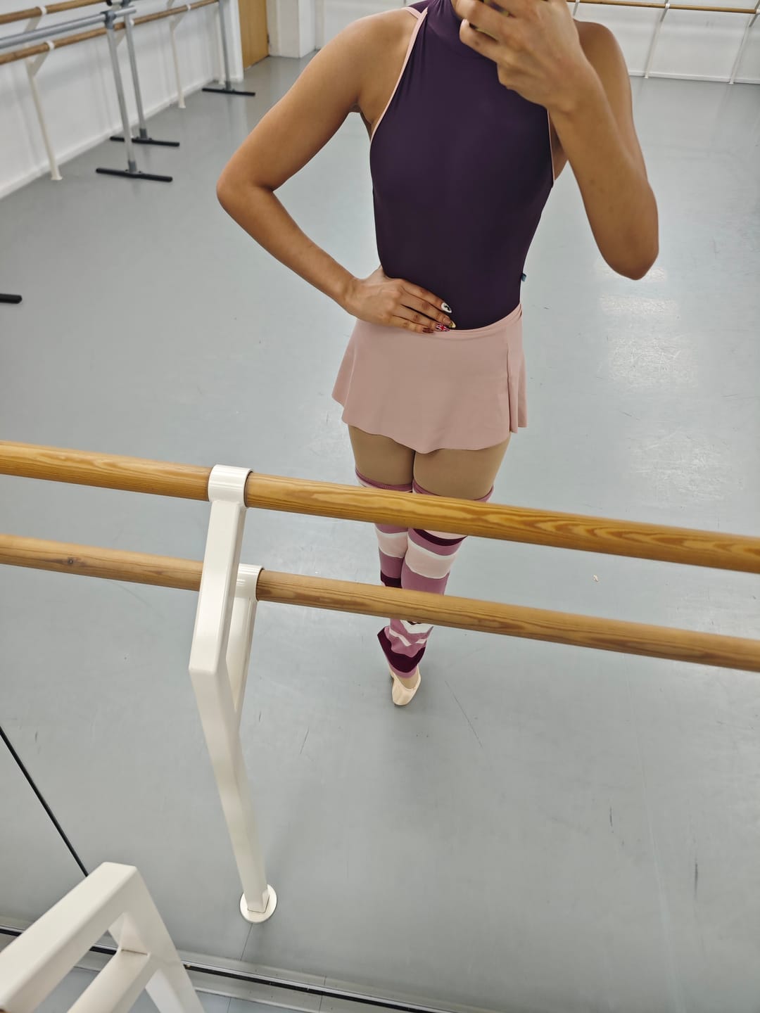 Customer photo review of Women's SAB Skirt - Oyster Pink