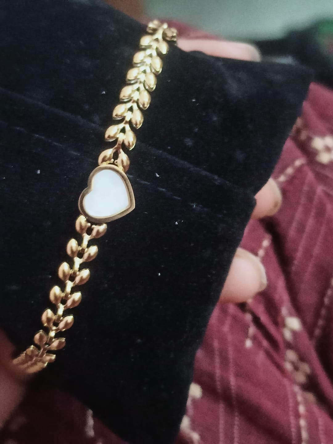 Customer photo review of Aurelia Heartbeam Bracelet