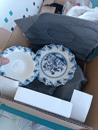 Customer photo review of Porser 16 Parça Lüks Porselen Kahvaltı Veya Pasta İkram Seti