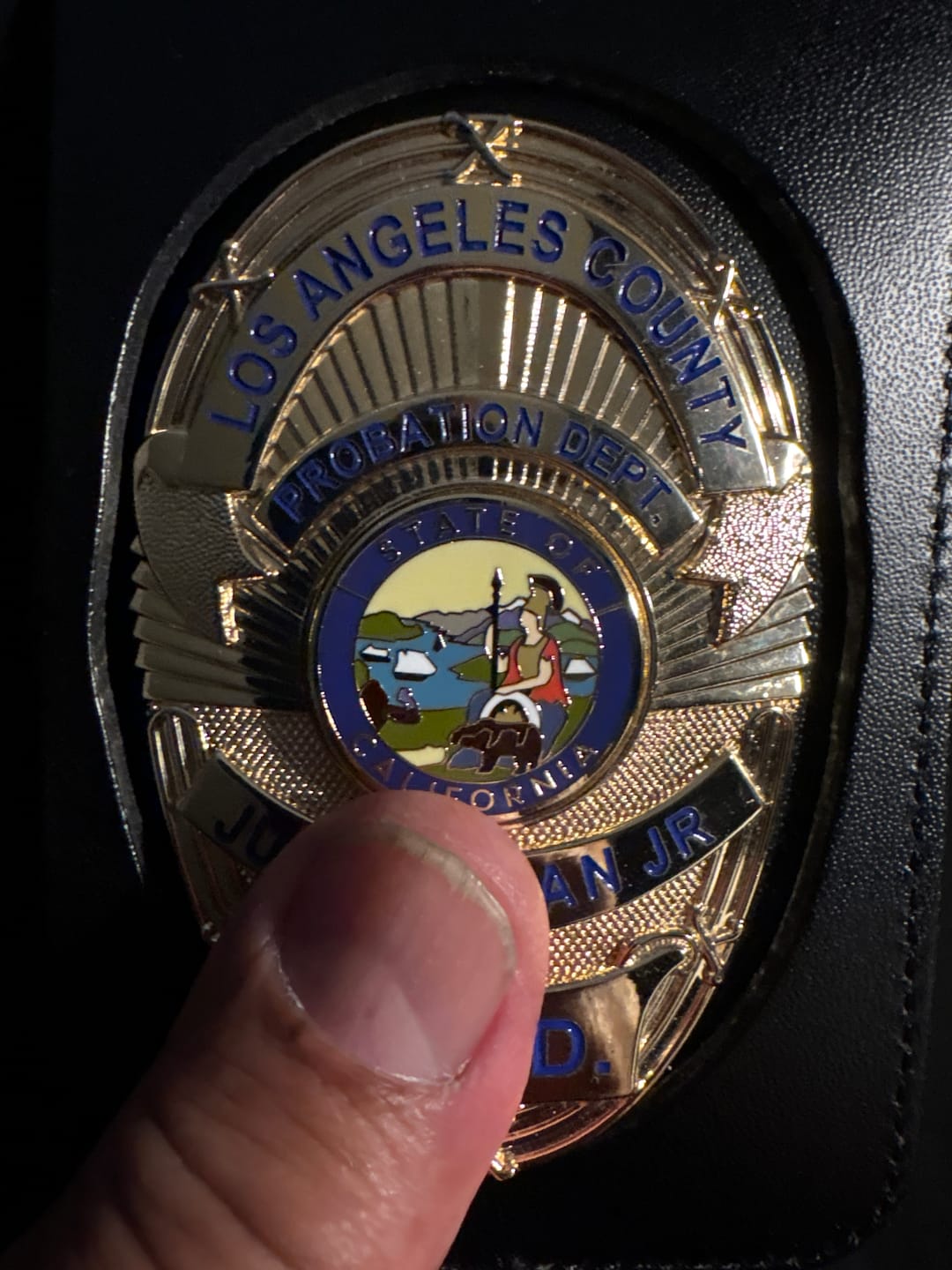 Customer photo review of Customizable Badge MA18