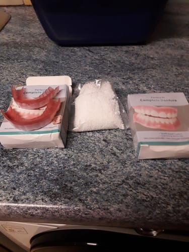 Customer photo review of 🦷  Fit Full Functional DenturesMake you more confident-Made in the USA & FDA-Certified