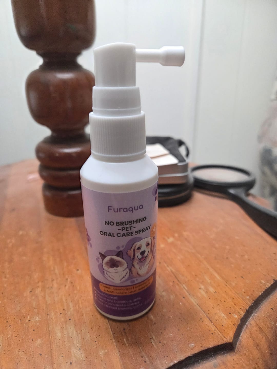 Customer photo review of Pet Dental Spray by Furaqua || Veterinarian Recommended 🏆