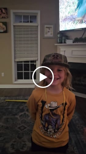Customer video review of Custom Leather Patch Goat Rope Hat Kids - Lost Hat Co.