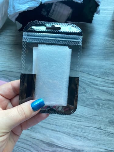 Customer photo review of Fiberglass Nail Wrap Kit