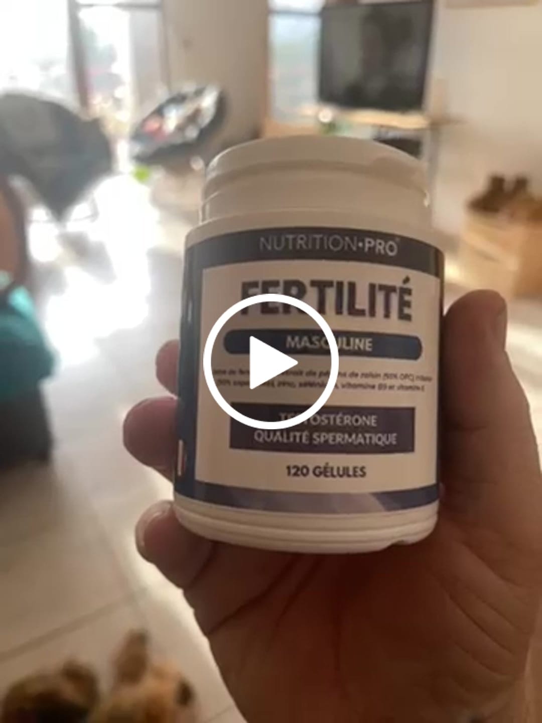 Customer video review of FERTILITÉ MASCULINE - 120 GÉLULES