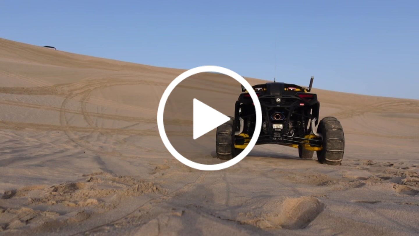Customer video review of RPM Can-Am Maverick R Full TITANIUM 3" Sport Muffler - Slip On Sport Exhaust