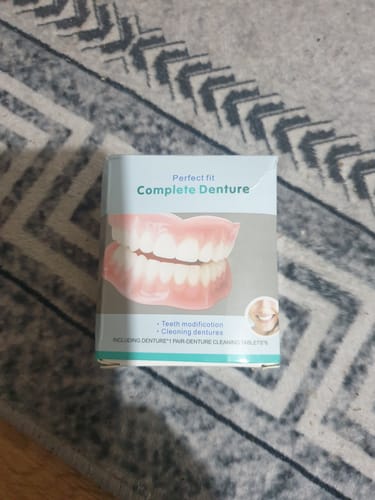 Customer photo review of 🦷  Fit Full Functional DenturesMake you more confident-Made in the USA & FDA-Certified