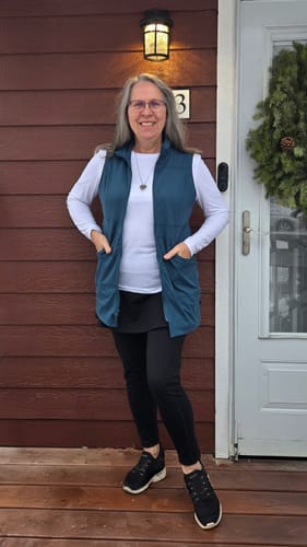 Customer photo review of Carefree Long Vest