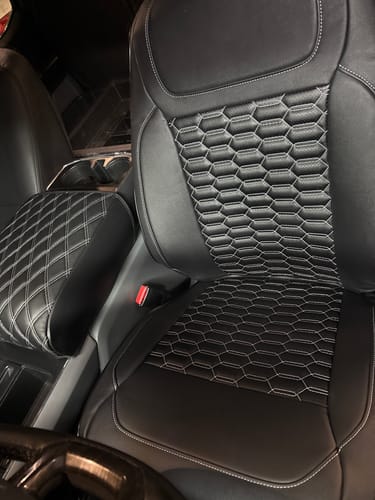 Customer photo review of 2021+ Ford F150 / 23+ F-250 F-350 Custom Seat Covers