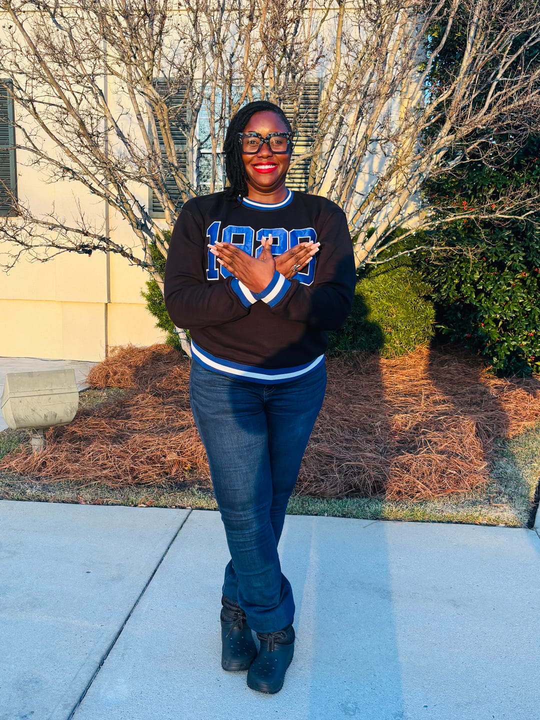 Customer photo review of Zeta Phi Beta - sweatshirt