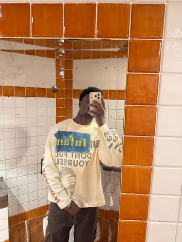 Customer photo review of Omirad “COPYCAT WAR” Heavy Waffle Long Sleeve