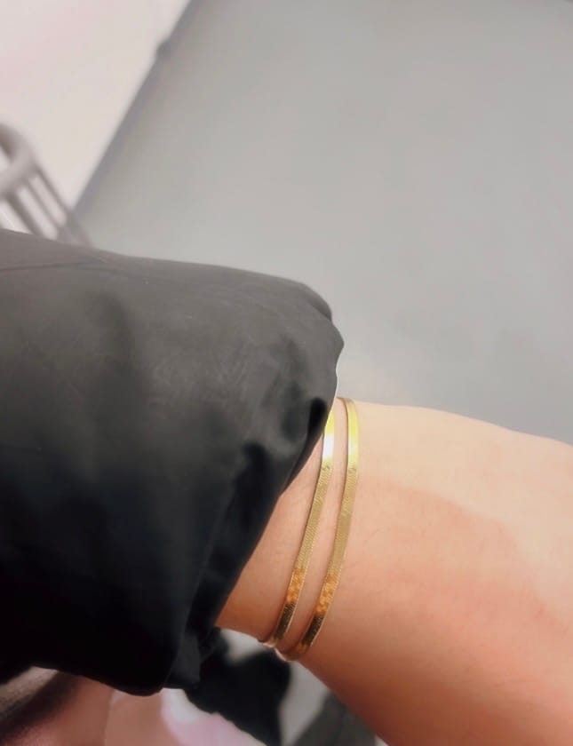 Customer photo review of Lily Double Bracelet