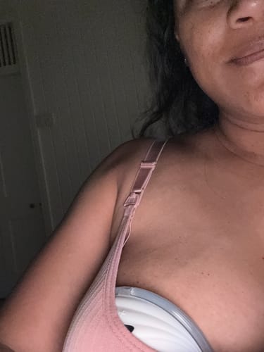 Customer photo review of The Luna© Wearable Breast Pump