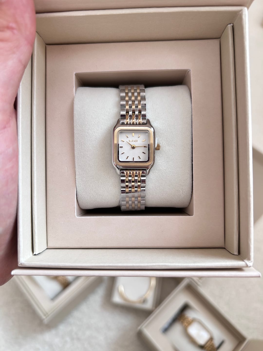 Customer photo review of Macy Gold Silver
