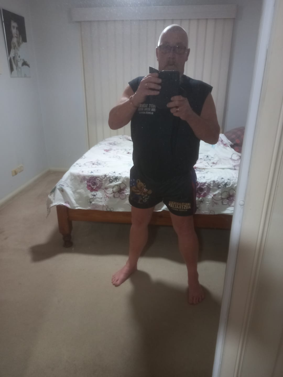 Customer photo review of Aussie As Footy Shorts