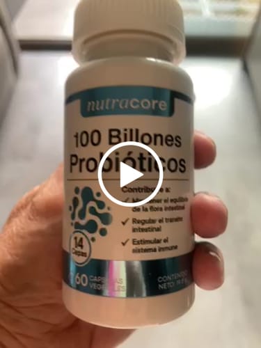Customer video review of Probióticos 100 Billones