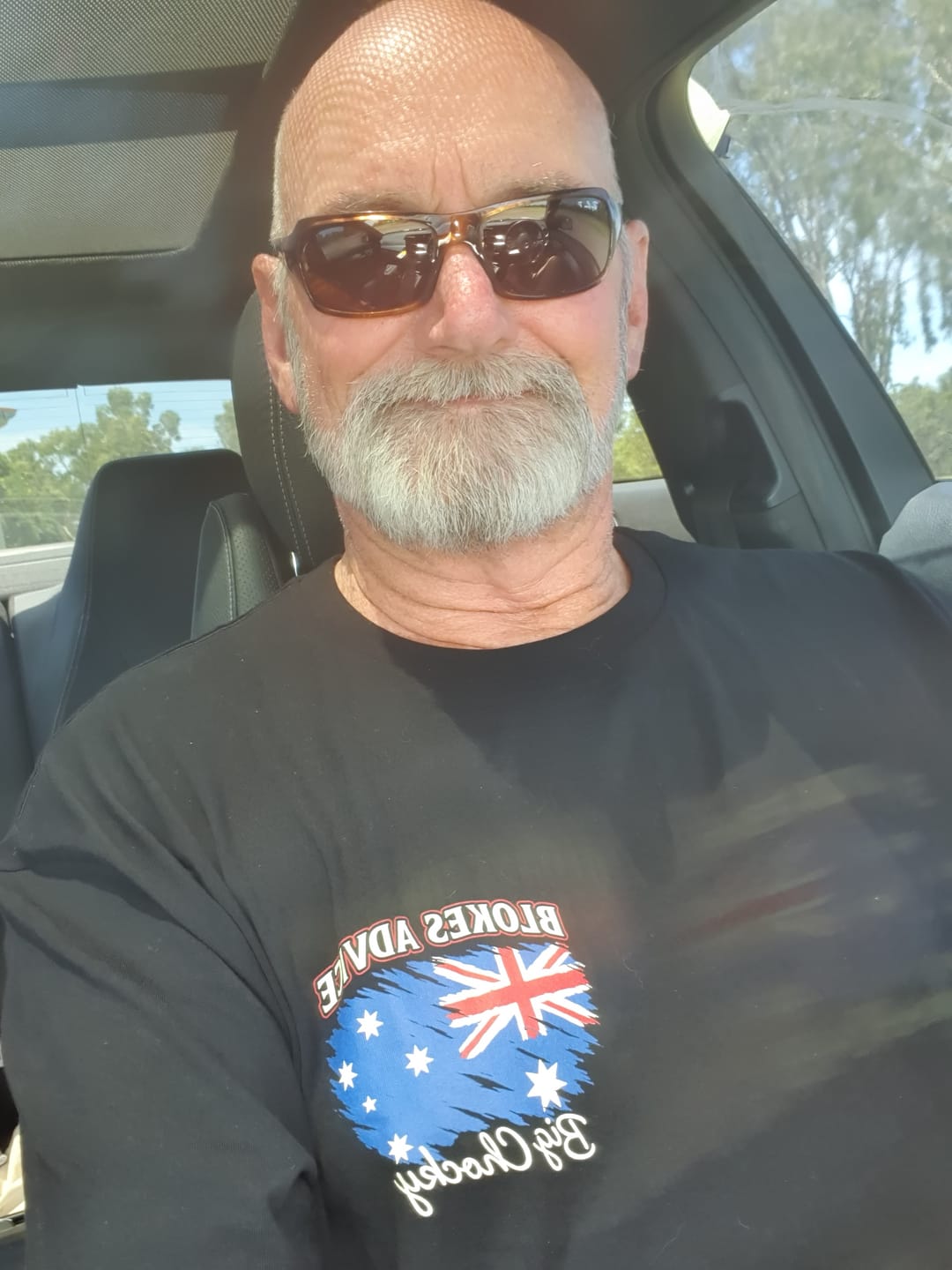 Customer photo review of Big Chocky | Aussie Day Tee