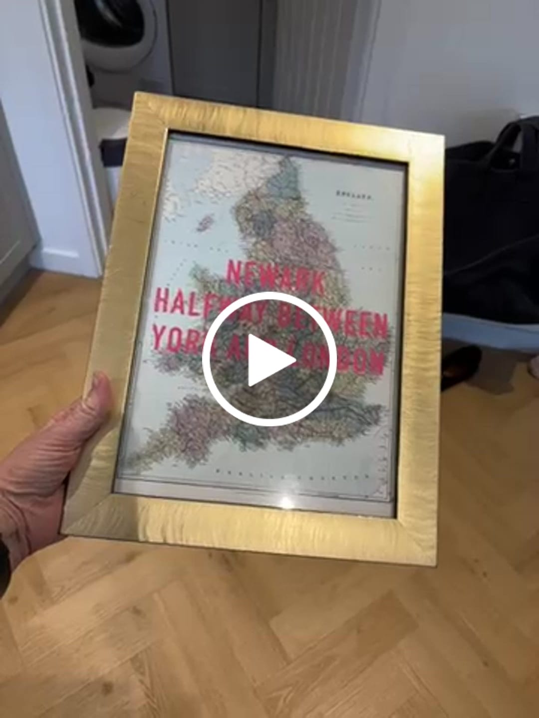 Customer video review of Custom Pop Art Map Print (Any Location)