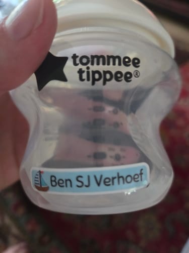 Customer photo review of Clothing Tag Buddies - Customise your own