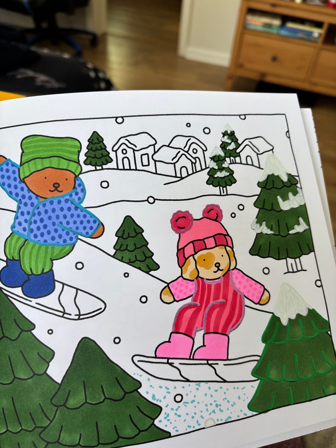 Customer photo review of Ohuhu Direct-ink Acrylic Markers 24 Colors - Nahuku