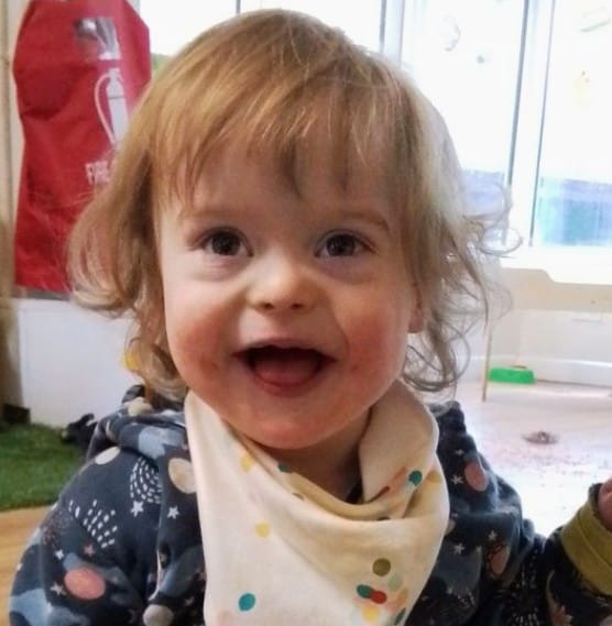 Customer photo review of Multi Pack Adjustable Large Adaptive Dribble Bibs 3 Pack