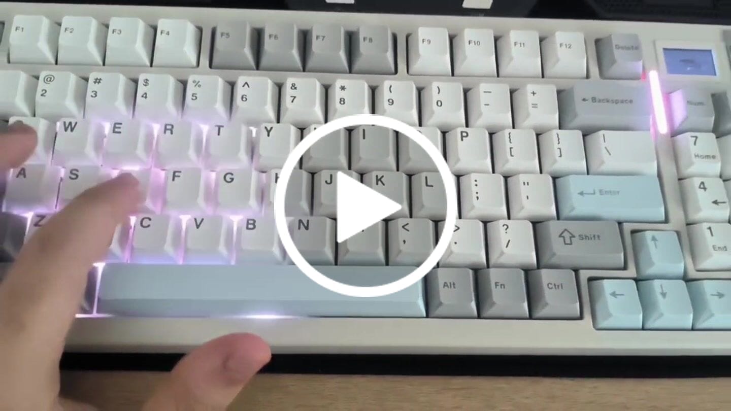 Customer video review of YUNZII IF99 Mekanik Klavye