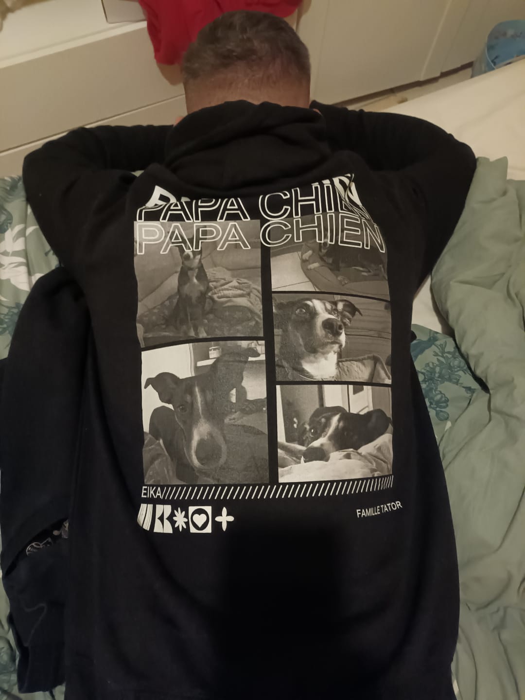 Customer photo review of Only you - Sweat à capuche personnalisé
