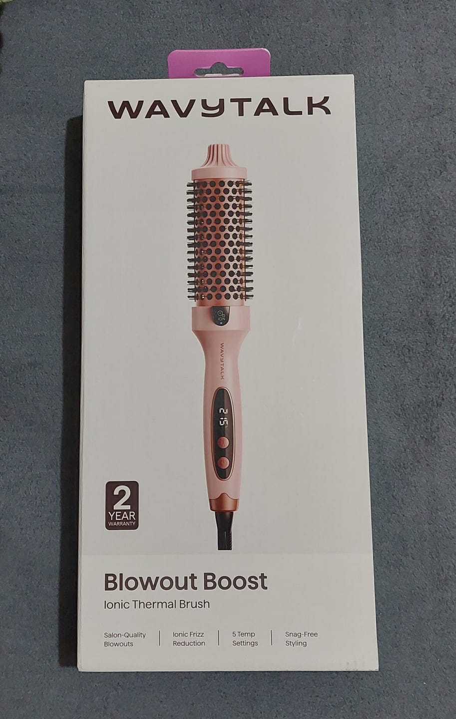 Customer photo review of Wavytalk Blowout Boost Ionic Termal Brush