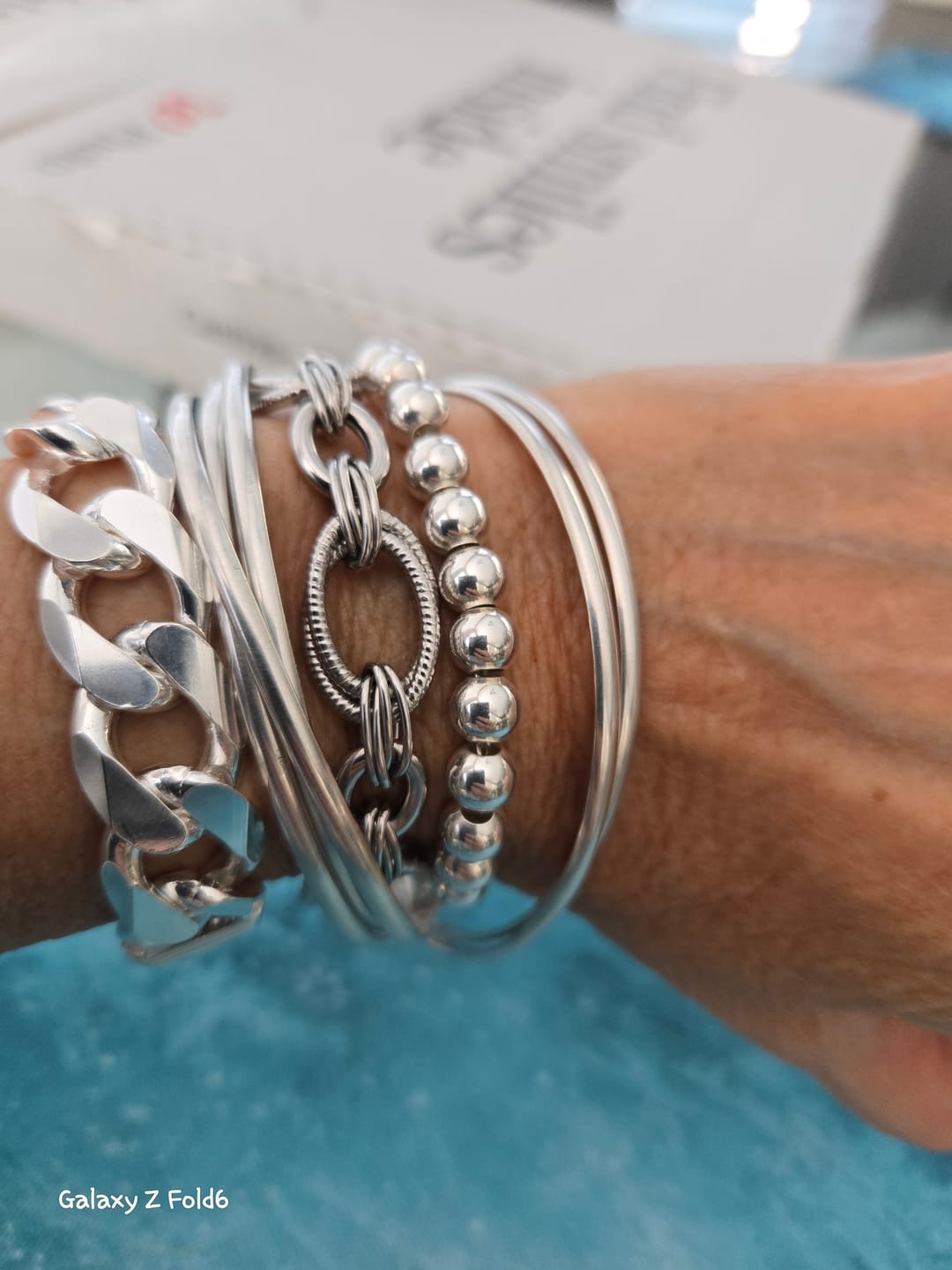 Customer photo review of CUBAN 925 BRACELET