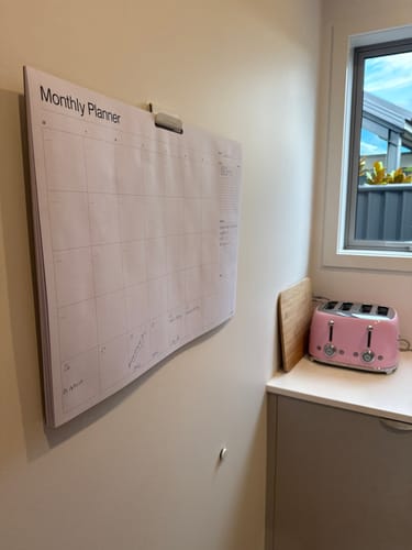 Customer photo review of Monthly Planner