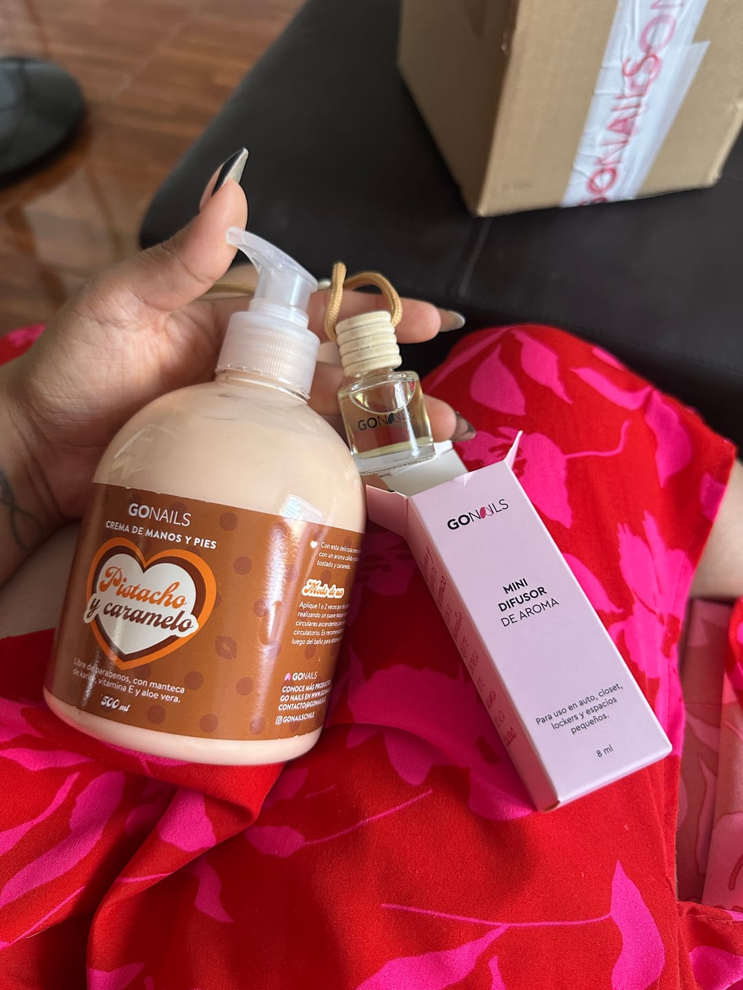 Customer photo review of Crema de Manos y Pies - Pistacho y Caramelo