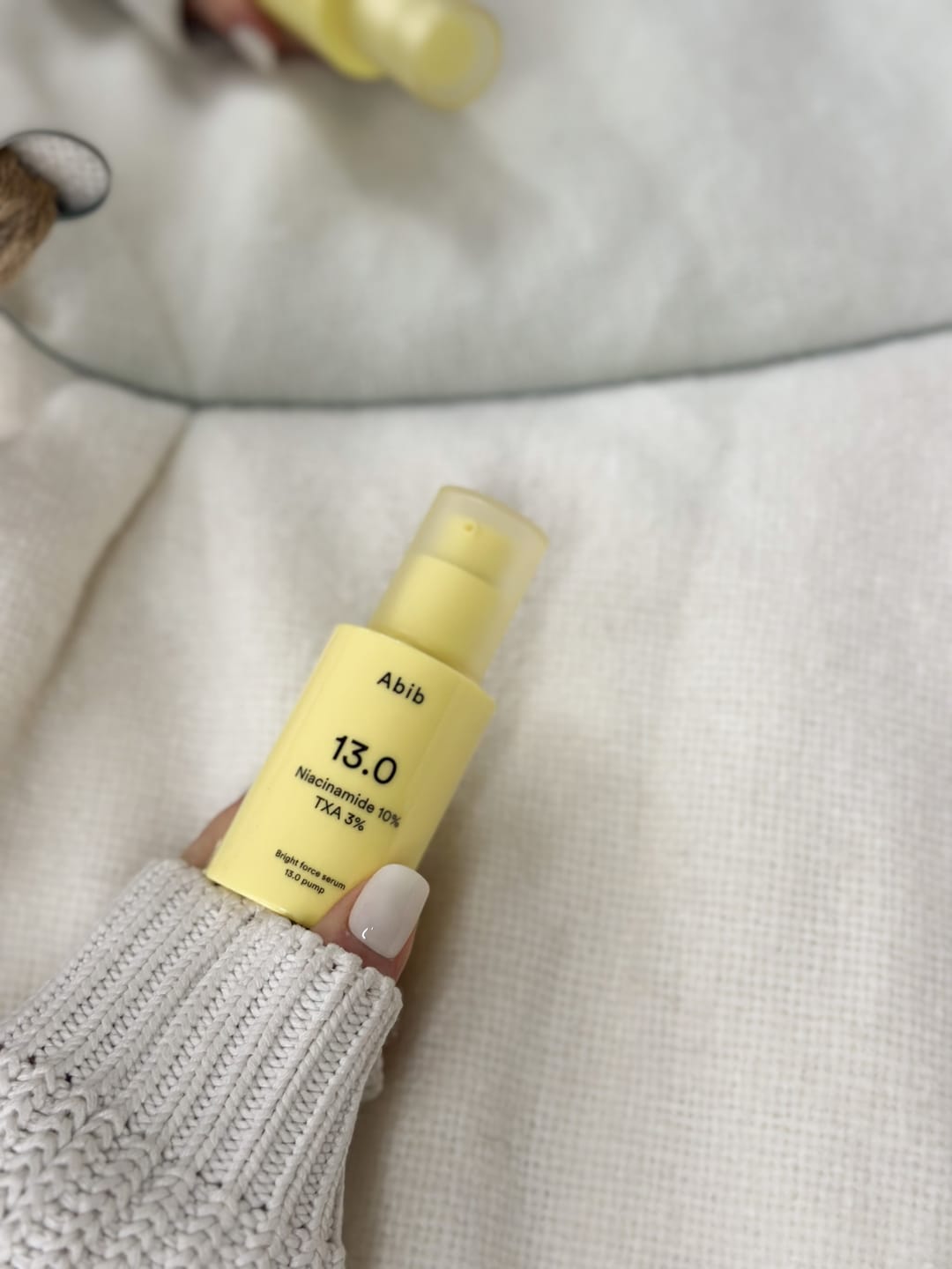 Customer photo review of Bright force serum 13.0 pump