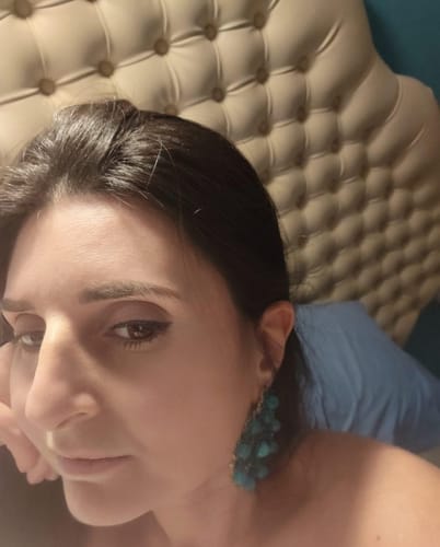 Customer photo review of Orecchini bomboniera