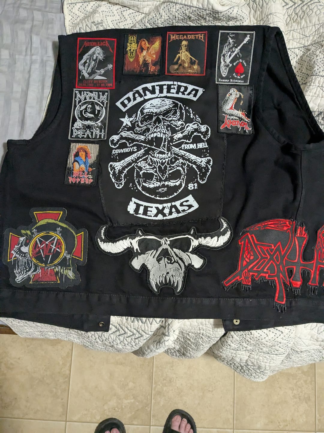 Customer photo review of Slayer - Ghosts of War - Oversize Patch