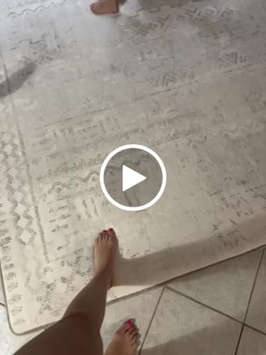 Customer video review of The Mellow Mat v2® Designer Print | Sandstone Haze (Soft Touch Sensory Tatami Rug) PR02