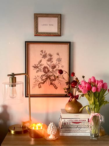 Customer photo review of Tied in Bloom