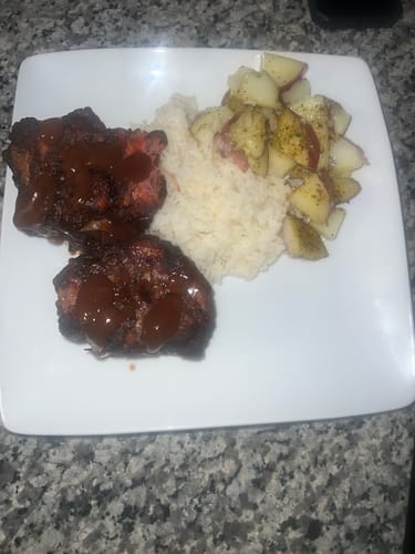 Customer photo review of True 'Candy Red' Oxtail Softballs