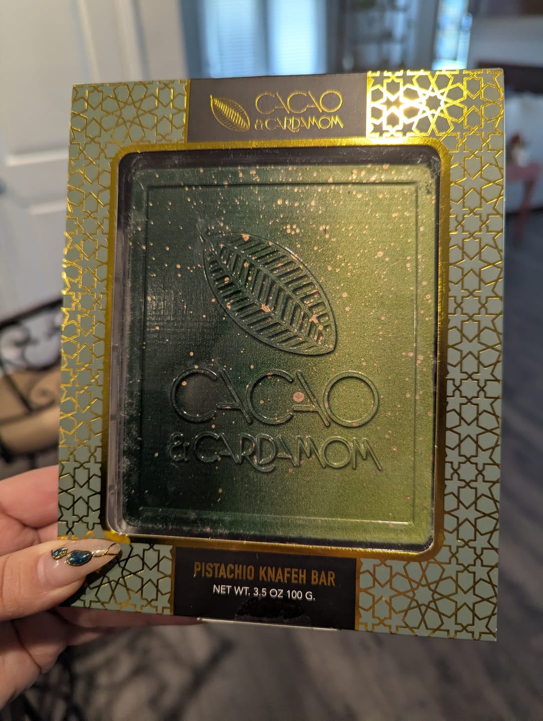 Customer photo review of Dubai Pistachio Knafeh Artisan Bar