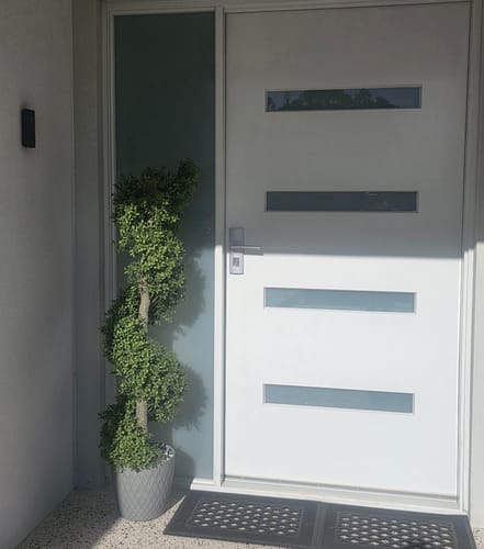 Customer photo review of Artificial Topiary Spiral Tree 150cm UV Resistant