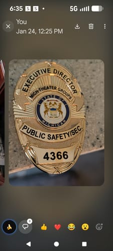 Customer photo review of Customizable Badge BA18