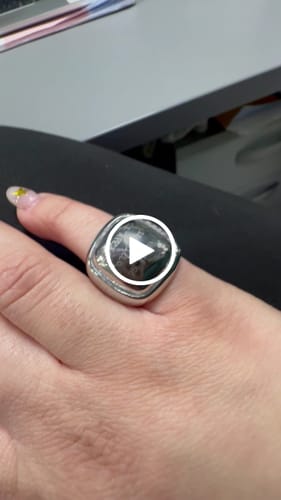 Customer video review of Anello "Pensa se il cielo..."